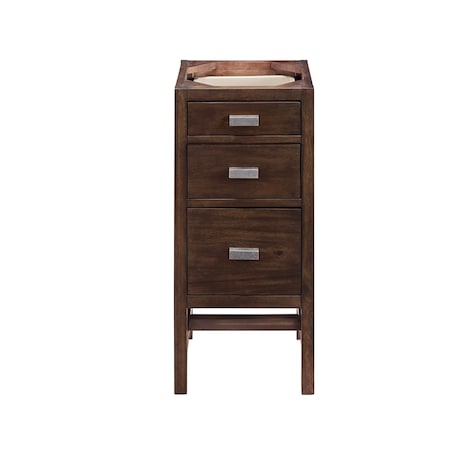 James Martin Vanities Addison 15in Base Cabinet Only, Mid-Century Acacia E444-BC15-MCA